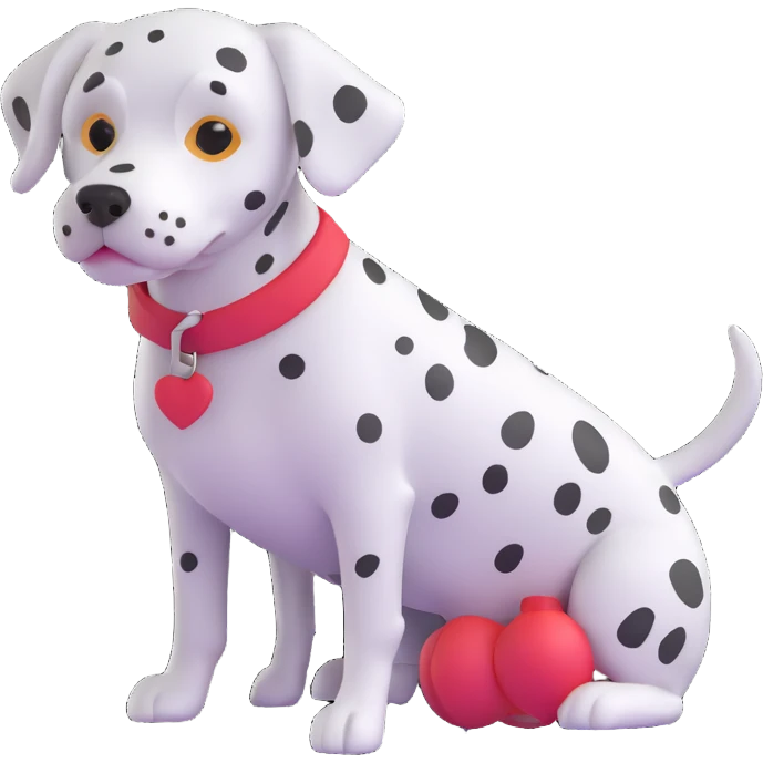 Dalmatian dog emoji