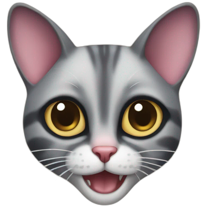 cat with sugar glider flaps emoji
