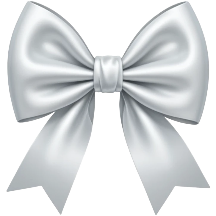 White bow emoji