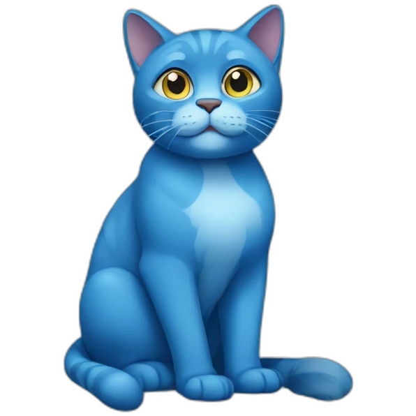 blue-cat emoji