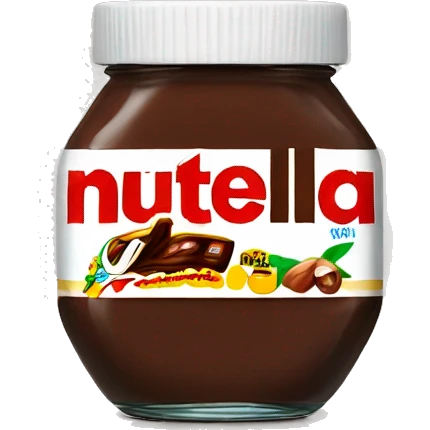 a opened jar of nutella emoji