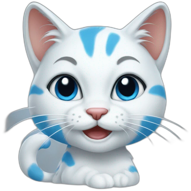 Smurf cat emoji