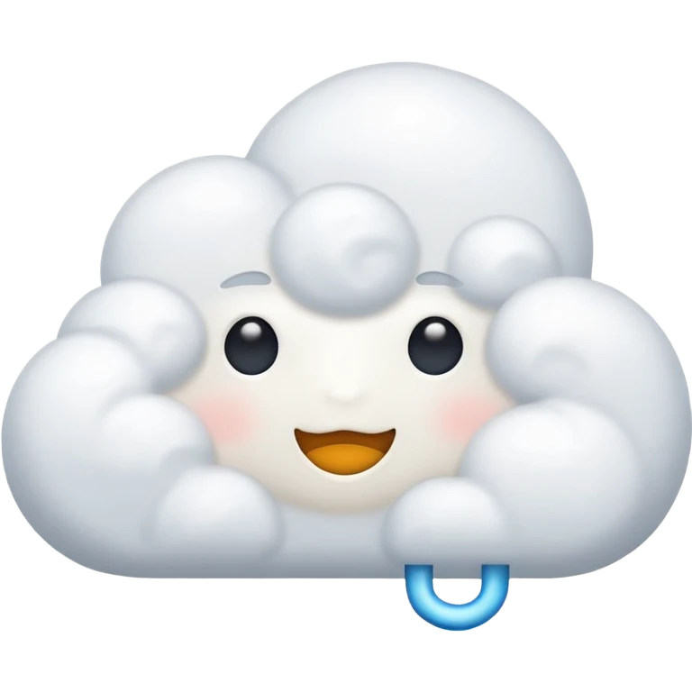 Cloud of thinking emoji