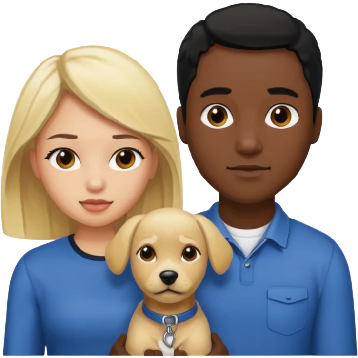 African black male with black hair fucking blonde girl doggy style emoji
