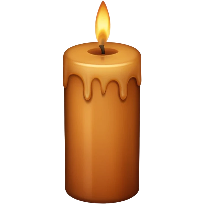 Brown Candle  emoji