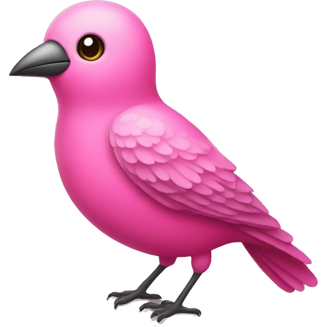 pink bird emoji