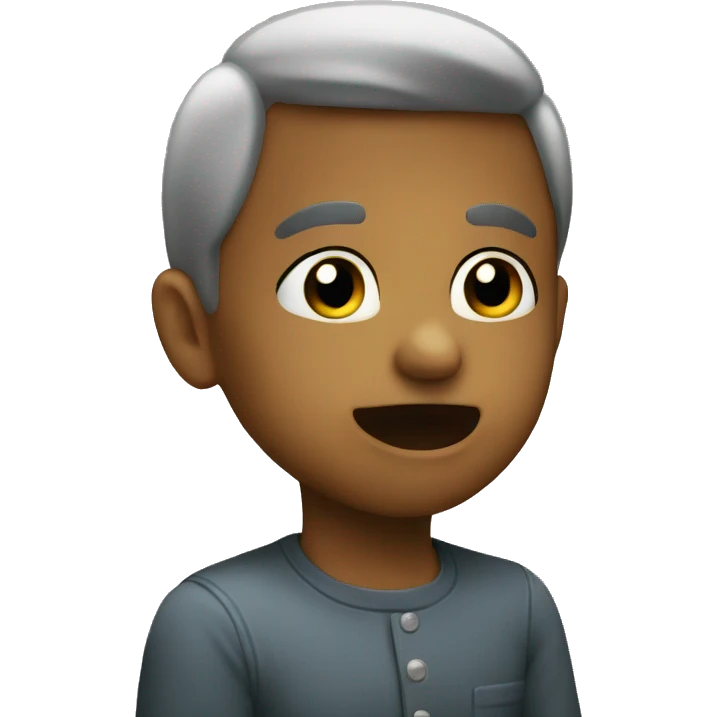 An air kiss emoji
