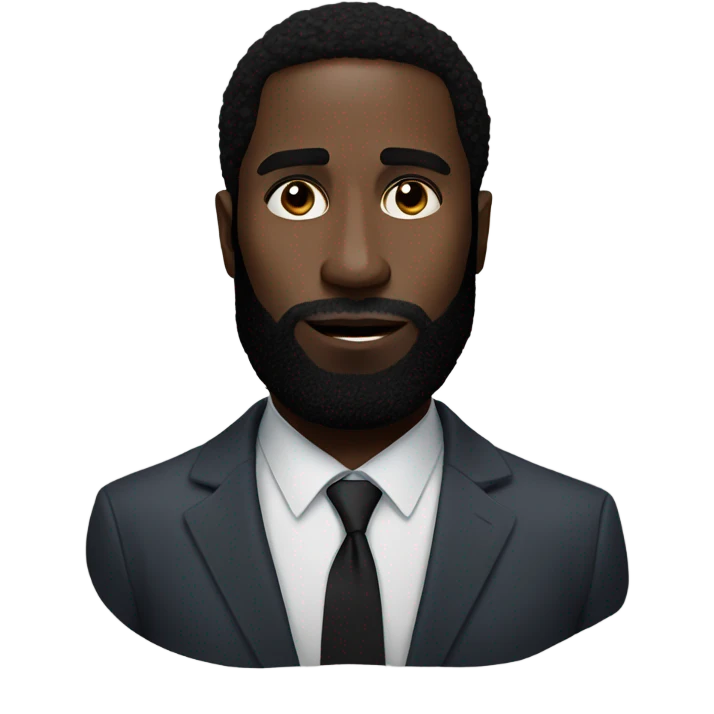 John David Washington realistic portrait emoji