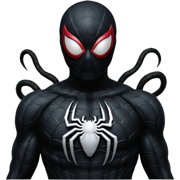 spiderman in a venom suite emoji
