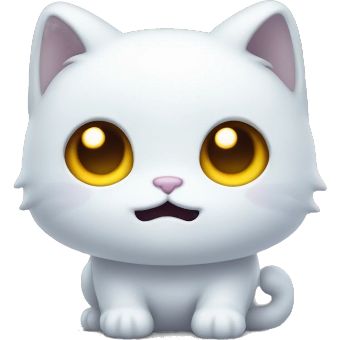 cute cat ghost emoji