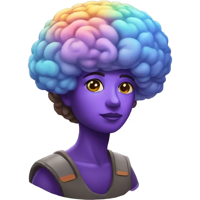 artist with palette, galaxy brain emoji