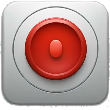 red reset button emoji
