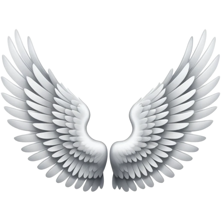 Clear white Wings emoji