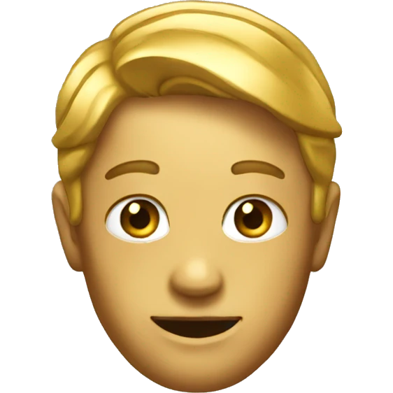 Gold clip emoji