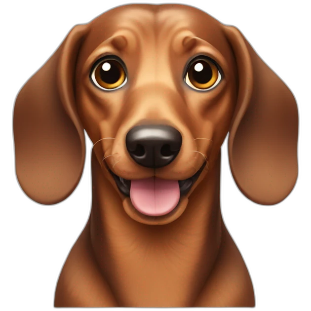 Dachshund Dog breed emoji