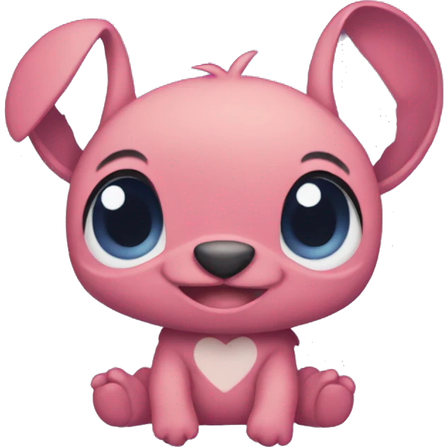 stitch in love emoji