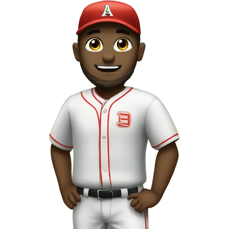 Me on a baseball field emoji
