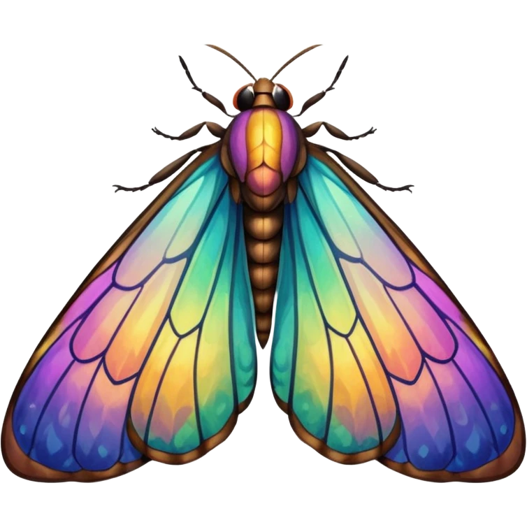 Moth eye wing emoji