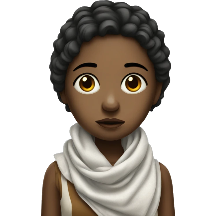 realism sick girl with a handkerchief emoji