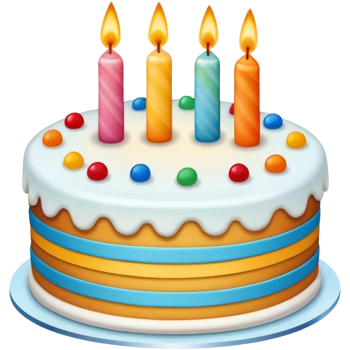 Birthday cake emoji