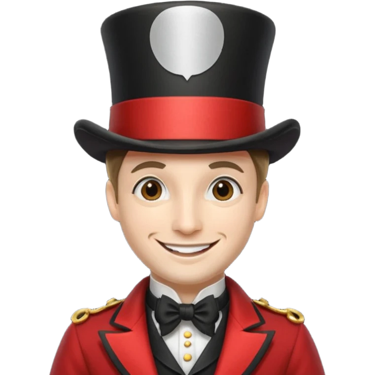 Ringmaster + hat emoji