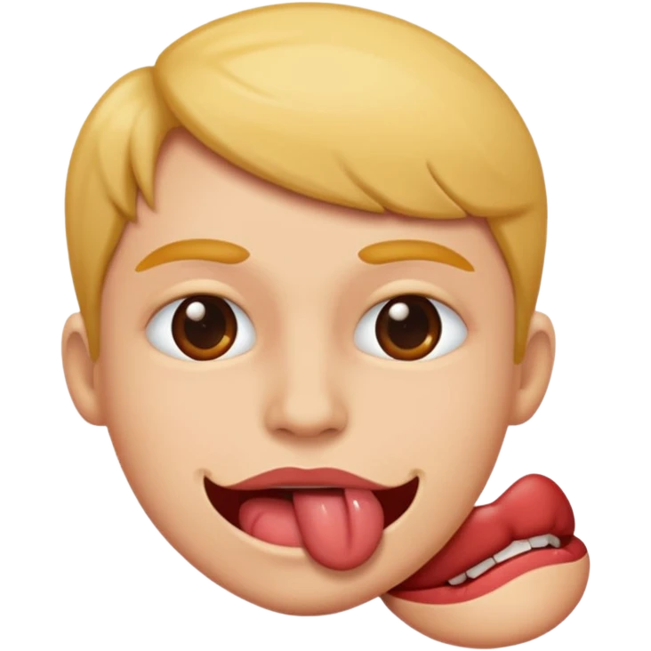 Biting lip  emoji
