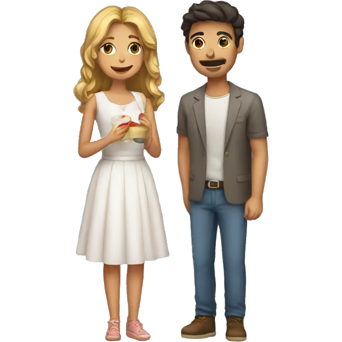 Pareja  chicos emoji