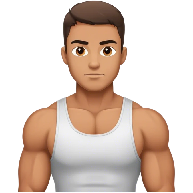 Muscular Beach Bum in Tanktop emoji