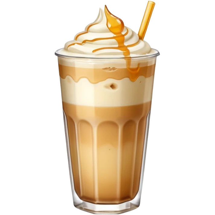 Ice latte honey salt emoji