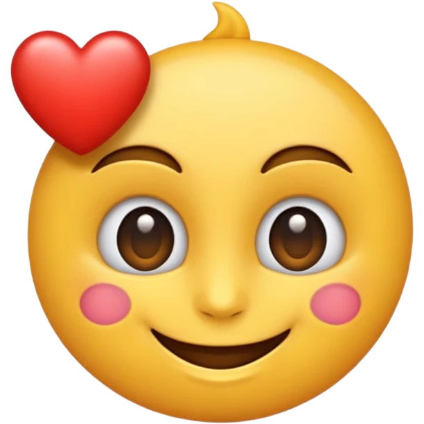 Un emoji qui souris avec fierté et les l’arme aux yeux  emoji