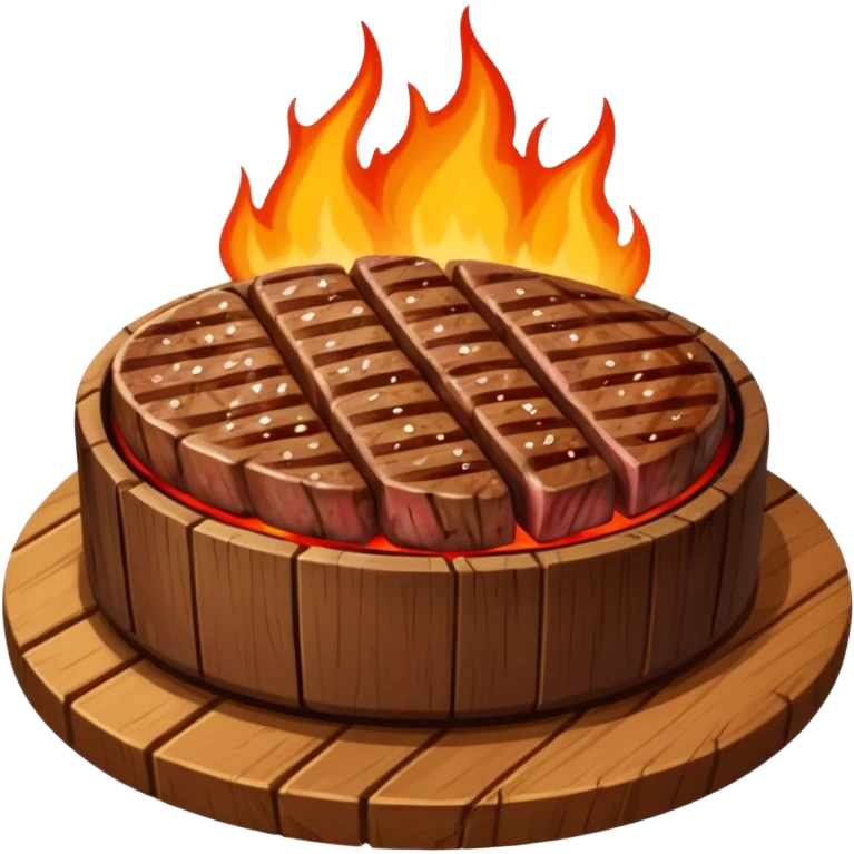 Retro Restaurant Sign steak emoji