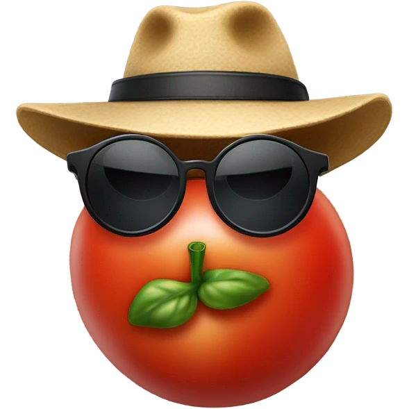 Tomato spy emoji