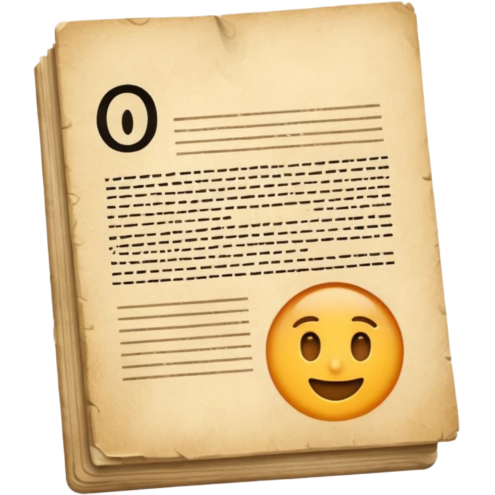 document important  emoji