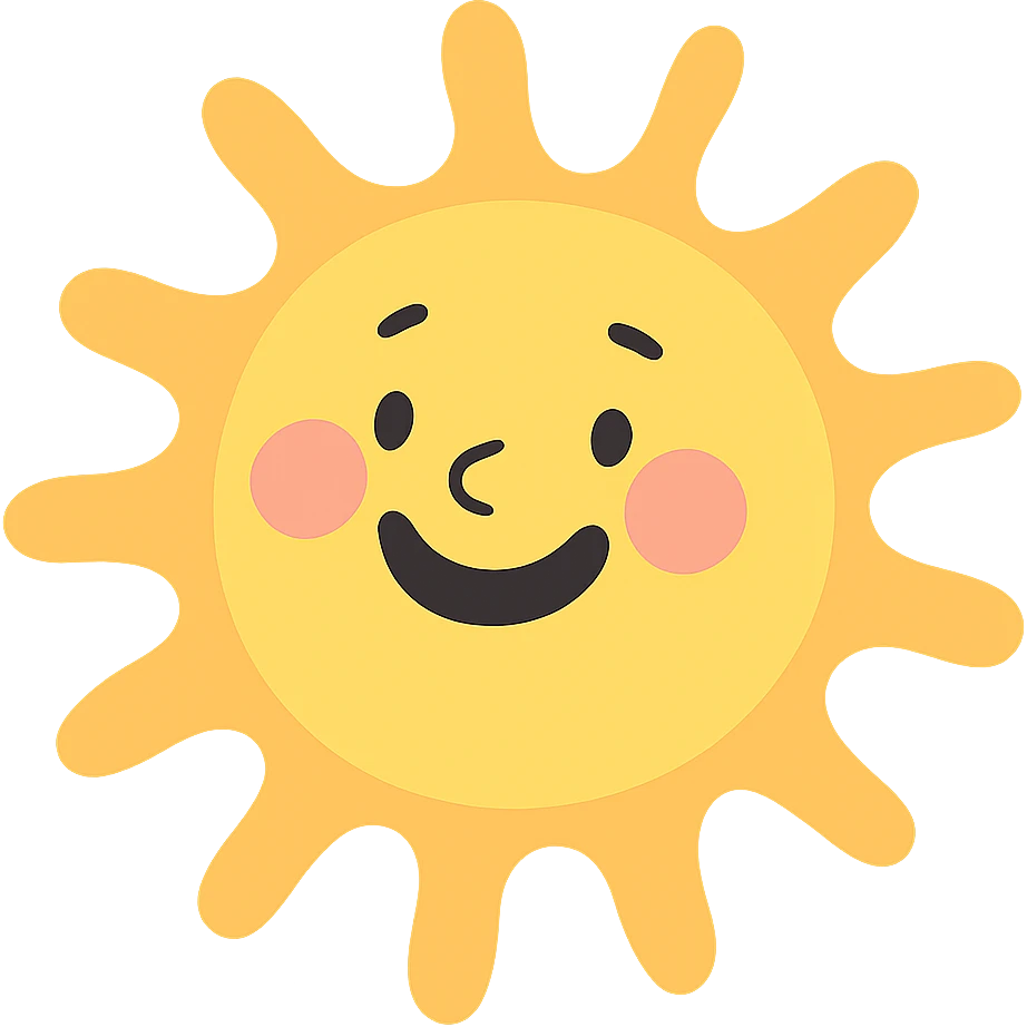 smiling sun emoji