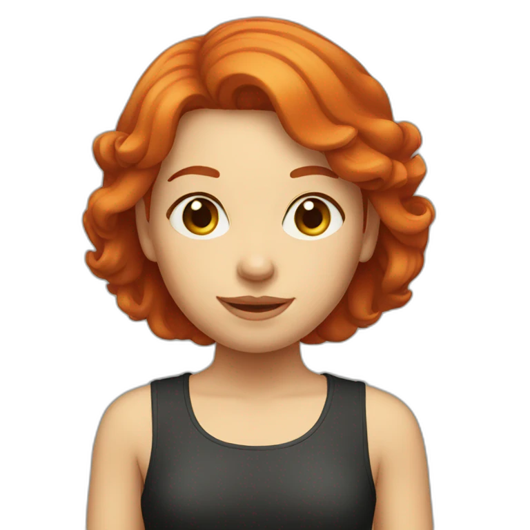 red-haired girl emoji