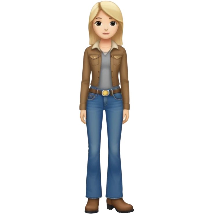 Lasagna person wear bootcut jeans and boots emoji