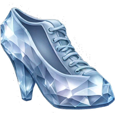 crystal shoe emoji