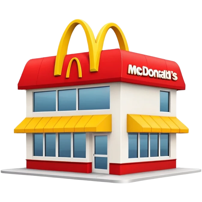 McDonald’s building  emoji