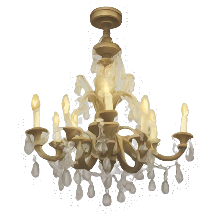 Old chandelier  emoji