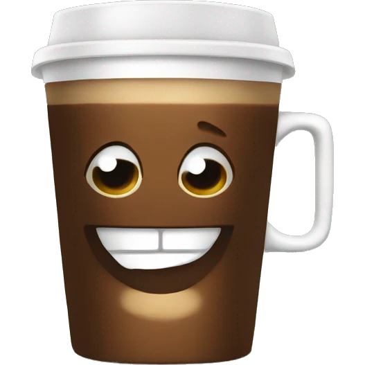 Coffe with bow emoji