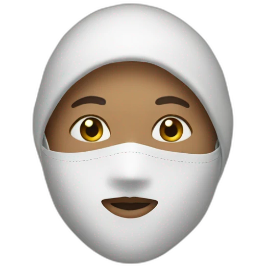 Sheet face mask  emoji