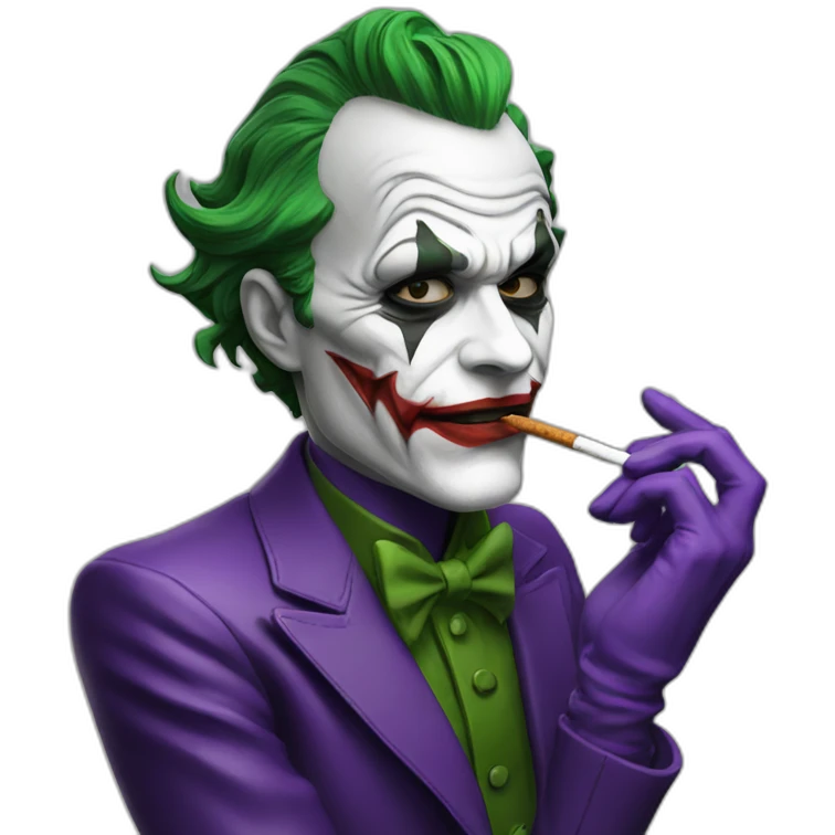 Joker smoking emoji