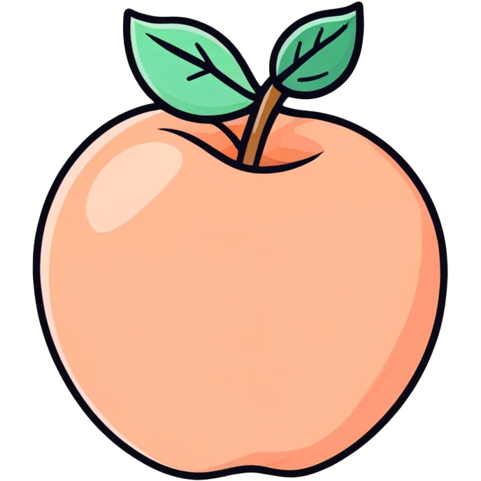 Blue ribbon peach emoji