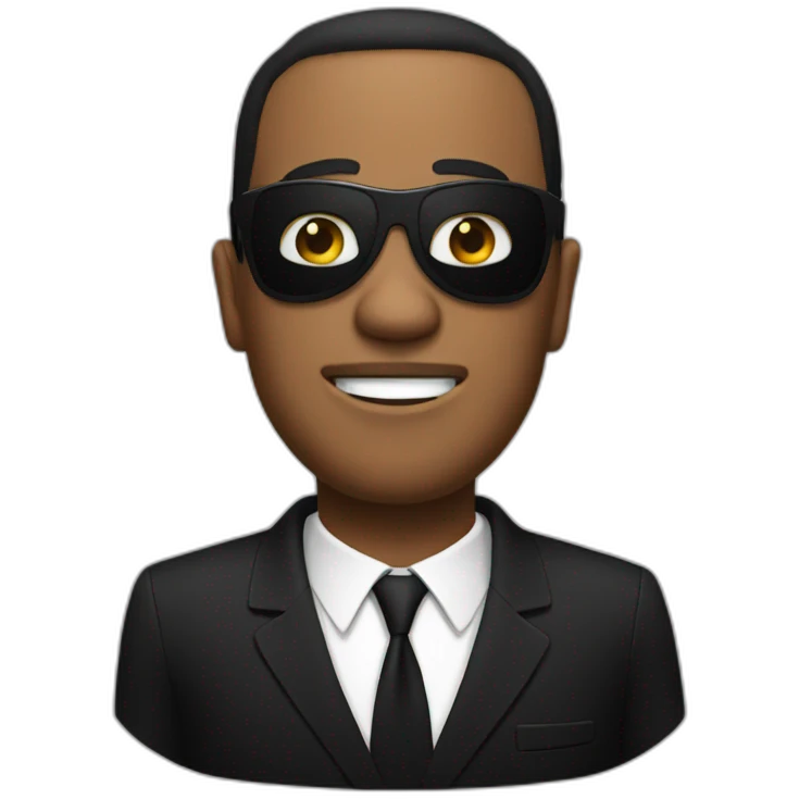 Men in black emoji