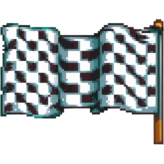 checkered racing flag emoji