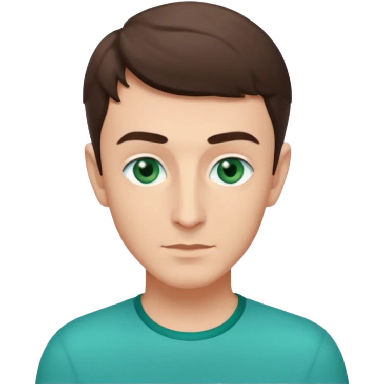 George Russell F1 green eyes with turqoise outfit emoji