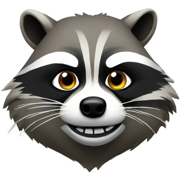 Smoking raccoon  emoji