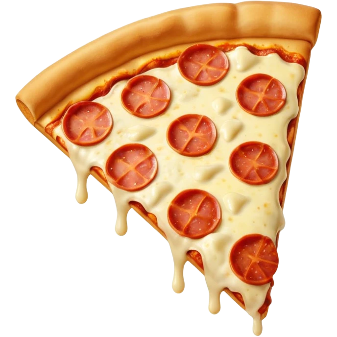 Cheesy cheesy Pizza slice emoji