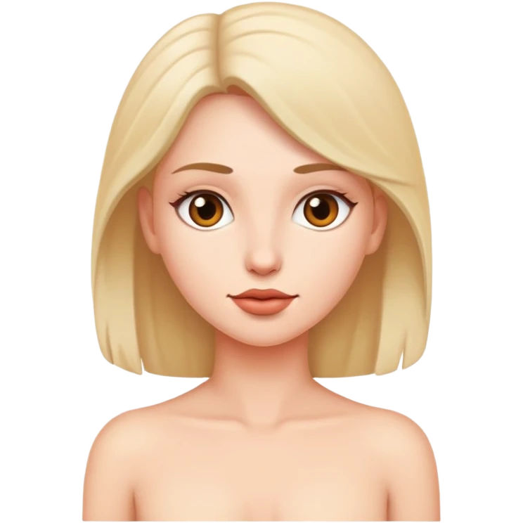 Женщина голая без цензуры emoji