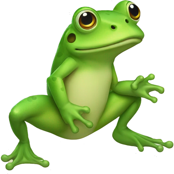 fighting frog emoji